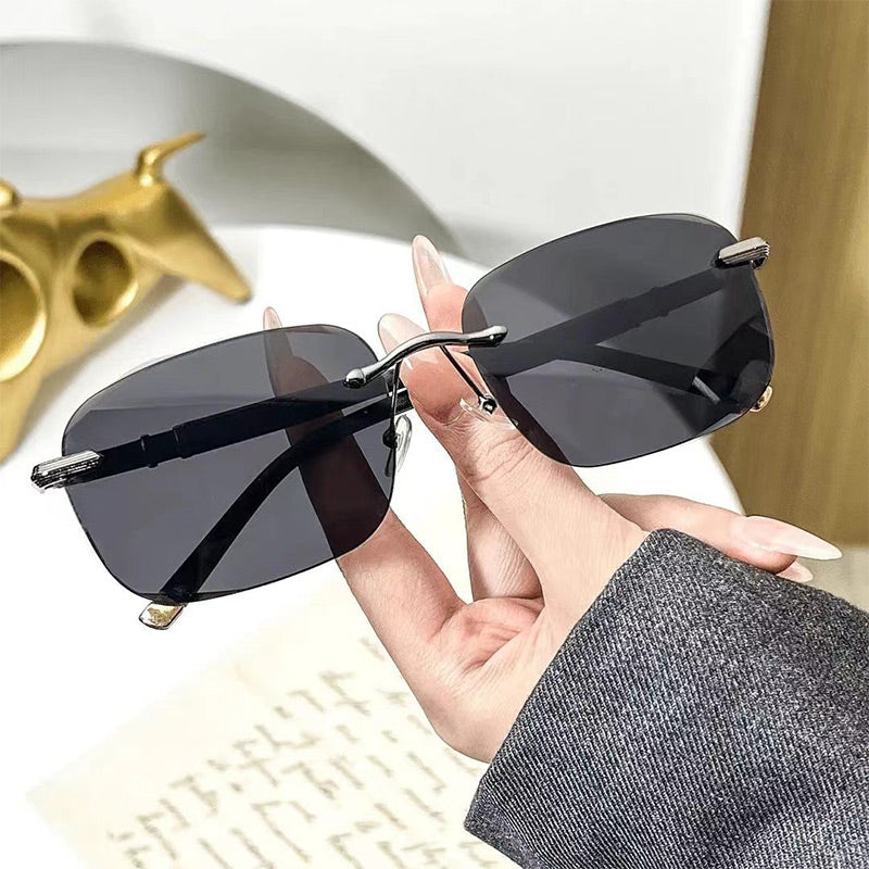 High Definition Rimless Protective Sunglasses-9