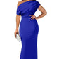 💖Limited Sale 50% OFF💖Frauen elegante feste Farbe trägerlose schlanke lange Kleider