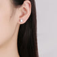 👸sparkling Moissanite Round Stud Ohrringe （50% Rabatt）