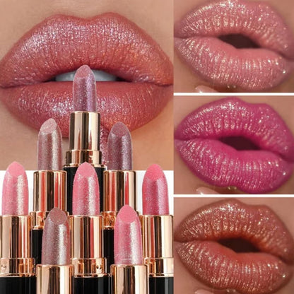 Heutiges Angebot--Kaufen Sie 1 und erhalten Sie 1 gratis💋Wasserfester & feuchtigkeitsspendender Glitter-Lippenstift