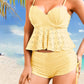 Frauenstahlpalette Feste Farbhalter Split Bikini