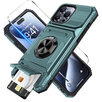 Telefonická skořápka s držákem karty a držadlem pro iPhone