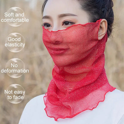 Versatile scarf hanging sun protection mask for the ears