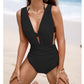 🩱Summer Explosion ☀️Women's Krawatte Solid Color Badeanzug 2-PCS-Set