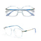 Occhiali alla moda e leggeri con filtri a luce blu