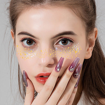 ✨✨Glitzer Hautpflege -Sommersprossen Gesicht Tattoo✨✨