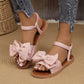 👡🌸Women's Mode Bow Flat Sandals - 50% Rabatt für den Göttentag! Elegantes Design🌸 Compoptable Kee, Sommer Wesentliche!
