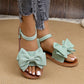 👡🌸Women's Mode Bow Flat Sandals - 50% Rabatt für den Göttentag! Elegantes Design🌸 Compoptable Kee, Sommer Wesentliche!