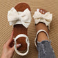 👡🌸Women's Mode Bow Flat Sandals - 50% Rabatt für den Göttentag! Elegantes Design🌸 Compoptable Kee, Sommer Wesentliche!