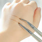 Abgewinkelter Make -up Feinpunkt Eyelinerbürste