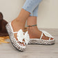 🎀2025 Sommer-Sonderangebot: 30% Rabatt auf Slip-on-Schuhe mit Leopardendruck, Bogen und dicker Sohle