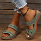Retro -Bogenunterstützung Orthopädische Keilsandalen