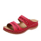 Retro -Bogenunterstützung Orthopädische Keilsandalen
