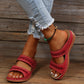 Retro -Bogenunterstützung Orthopädische Keilsandalen