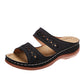 Retro -Bogenunterstützung Orthopädische Keilsandalen