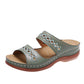 Retro -Bogenunterstützung Orthopädische Keilsandalen