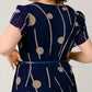 Polka Dot Print Mesh Kurzarm Kleid💙