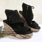 Frauen Quaste Open Tobe Plattform Keilsandalen✨✨