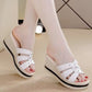 👑Slope Ferse Line Sandalen👡