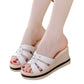 👑Slope Ferse Line Sandalen👡