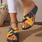 Frauen Modegürtel Schnalle Dicke Boden Sandalenschuhe👟