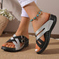 Frauen Modegürtel Schnalle Dicke Boden Sandalenschuhe👟
