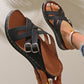 Frauen Modegürtel Schnalle Dicke Boden Sandalenschuhe👟