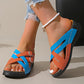 Frauen Modegürtel Schnalle Dicke Boden Sandalenschuhe👟