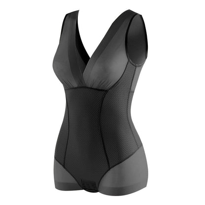 Figurformender Body aus Mesh mit Bauchkontrolle für Damen