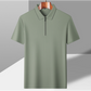Herren -Casual Falten -Resistant Reißverschluss Revers Short -Ärmelhemd👕