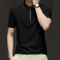 Herren -Casual Falten -Resistant Reißverschluss Revers Short -Ärmelhemd👕