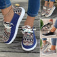 Frauen lässig ethnische Muster Canvas -Schuhe👟
