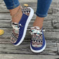 Frauen lässig ethnische Muster Canvas -Schuhe👟