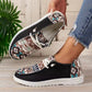 Frauen lässig ethnische Muster Canvas -Schuhe👟