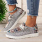 Frauen lässig ethnische Muster Canvas -Schuhe👟