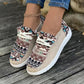 Frauen lässig ethnische Muster Canvas -Schuhe👟