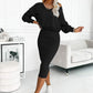 💥2025 New Arrive - 50% OFF💥Women's 2-Piece Set Sleeveless Dress & Loose V-Neck Pullover  20 Reviews-9