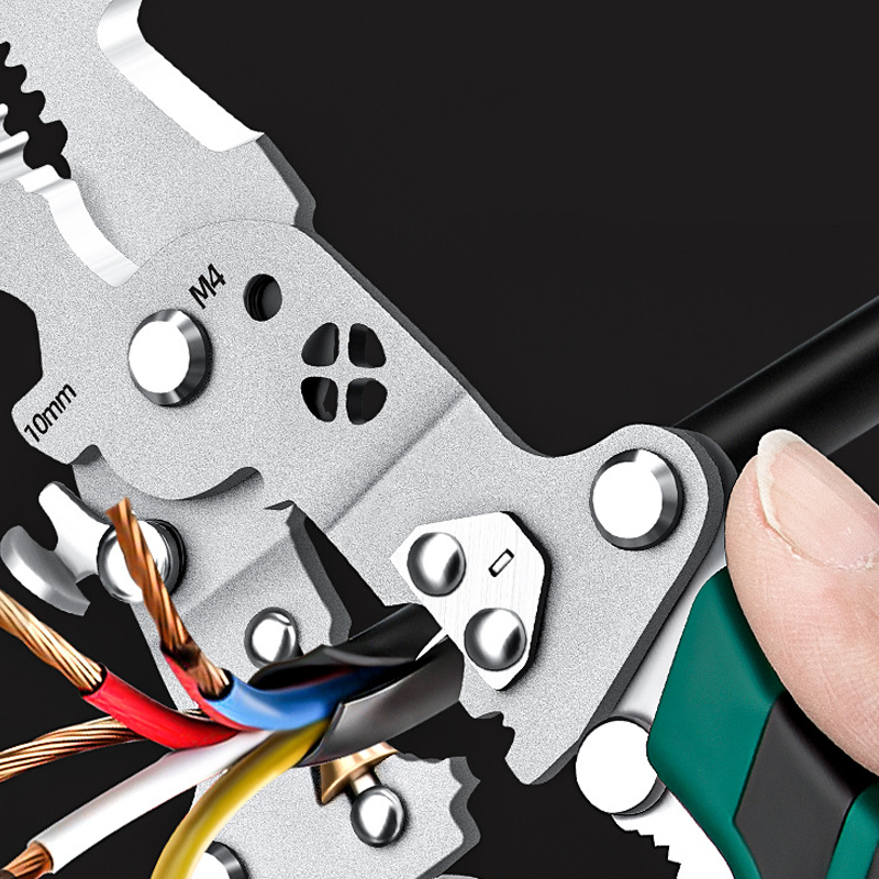 🌟Multifunctional Foldable Wire Stripping Scissors with Electrical Test-2