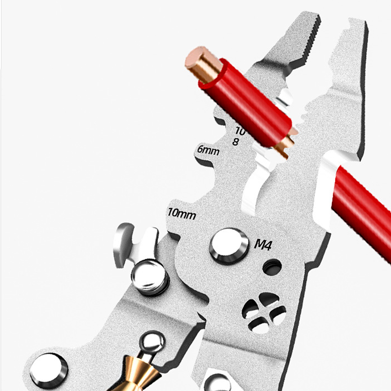🌟Multifunctional Foldable Wire Stripping Scissors with Electrical Test-4