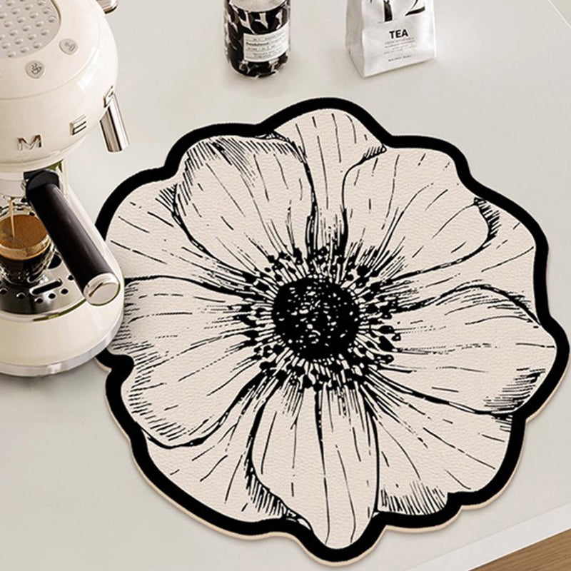 💥Flower-Shaped Dish Drying Mat for Kitchen Counter💧-1