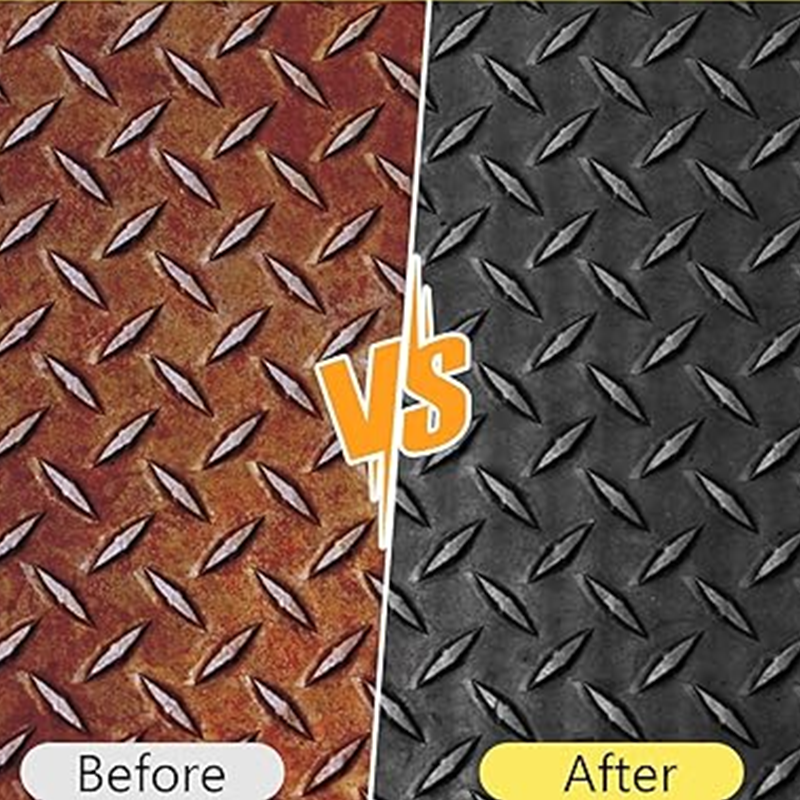 ⏳Time-Limited Special⏰Rust Converter Metallic Paint – One coat stops rust, no sanding, no fumes. Dries to a sleek metal finish. Perfect for garden tools & gates. 🔨🛡️-4