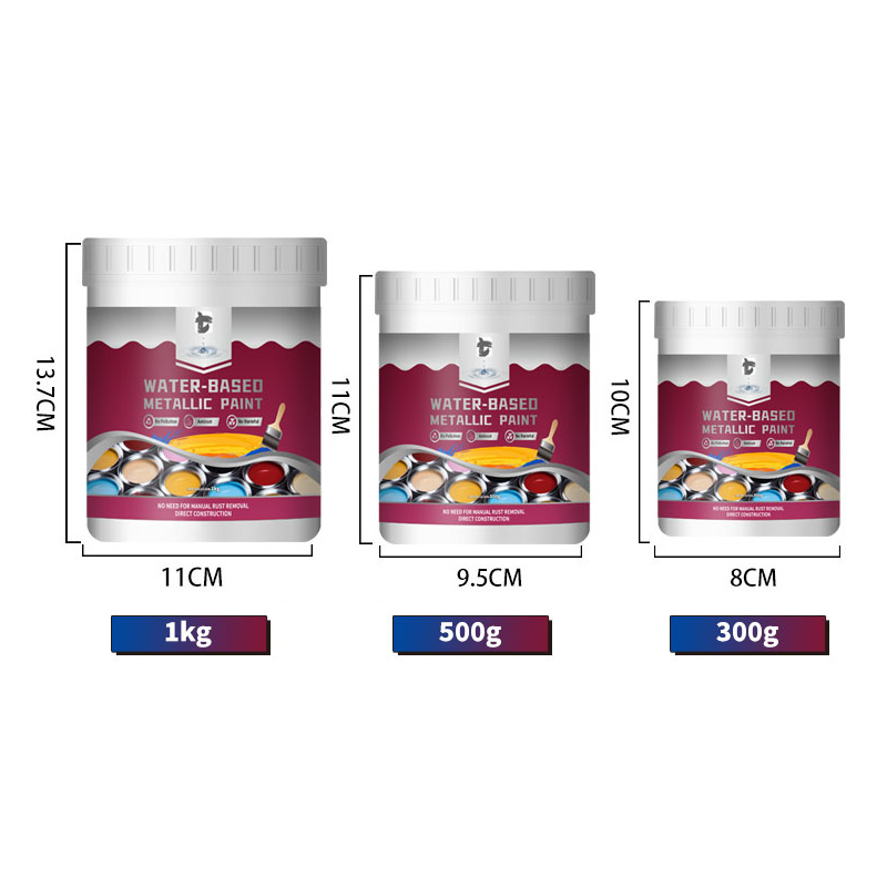 ⏳Time-Limited Special⏰Rust Converter Metallic Paint – One coat stops rust, no sanding, no fumes. Dries to a sleek metal finish. Perfect for garden tools & gates. 🔨🛡️-7