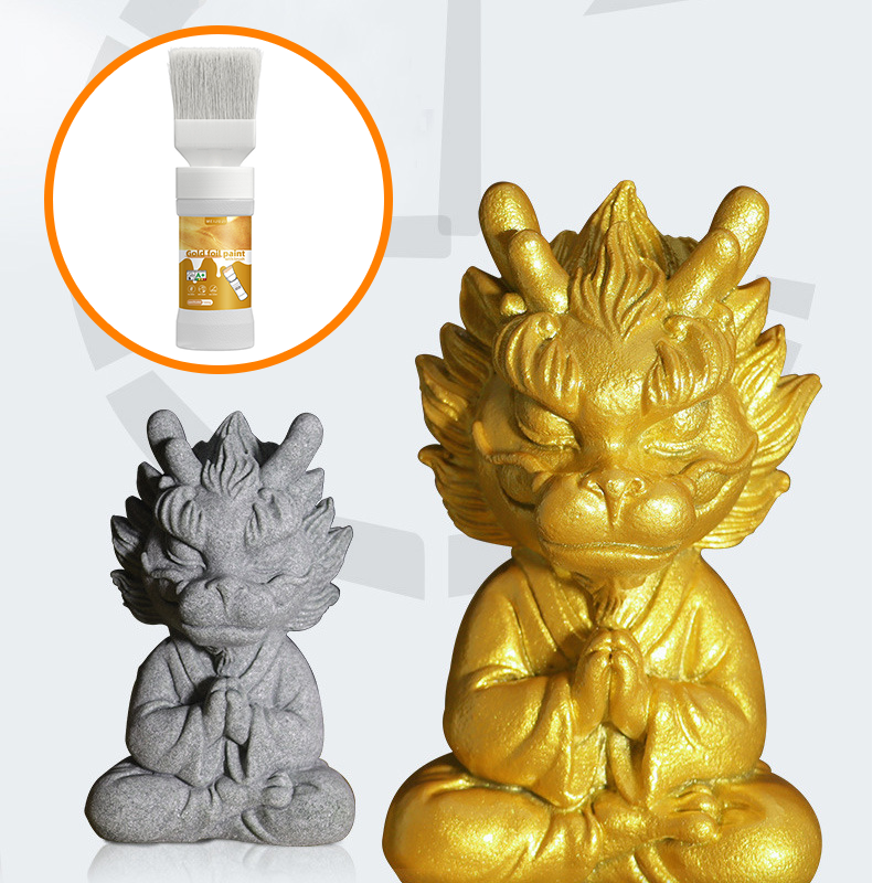 ✨New Arrival✨Water-Based Metallic Silver Paint with Built-in Brush（50% OFF）-1