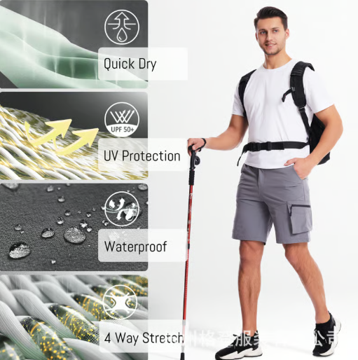 ✨Limited time offer 50% OFF🔥Men's outdoor casual cargo shorts👍🏼-2