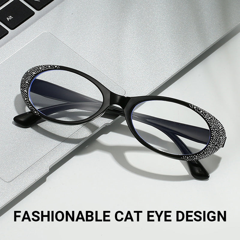 👓New Arrival✨ Cat's Eye Reading Glasses with Blue Light Blocker-4