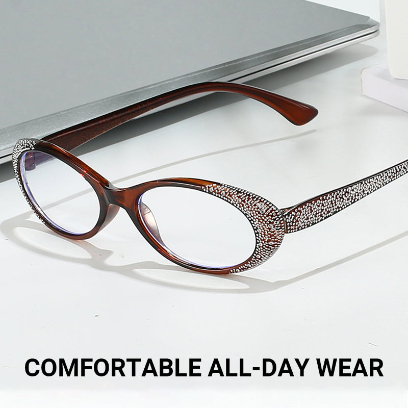 👓New Arrival✨ Cat's Eye Reading Glasses with Blue Light Blocker-3