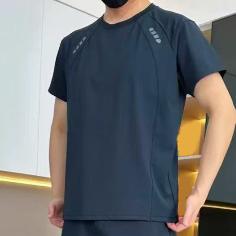 Men's Light Casual T-Shirt Shorts 2-Piece Set-5