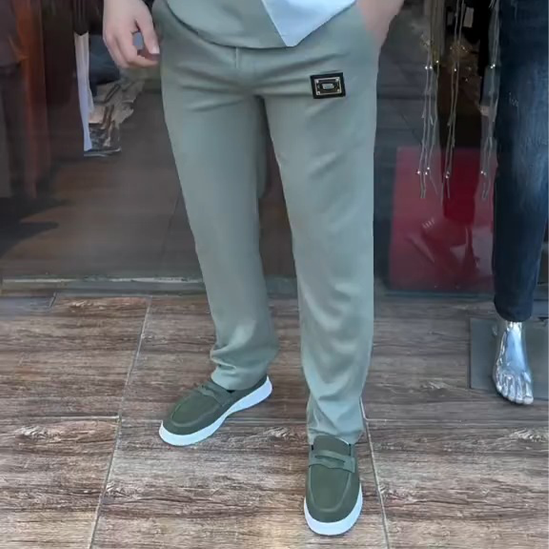 🔥 Trending This Summer! 💁‍♀️ Men's Casual Crew Neck Top and Pants Set-6