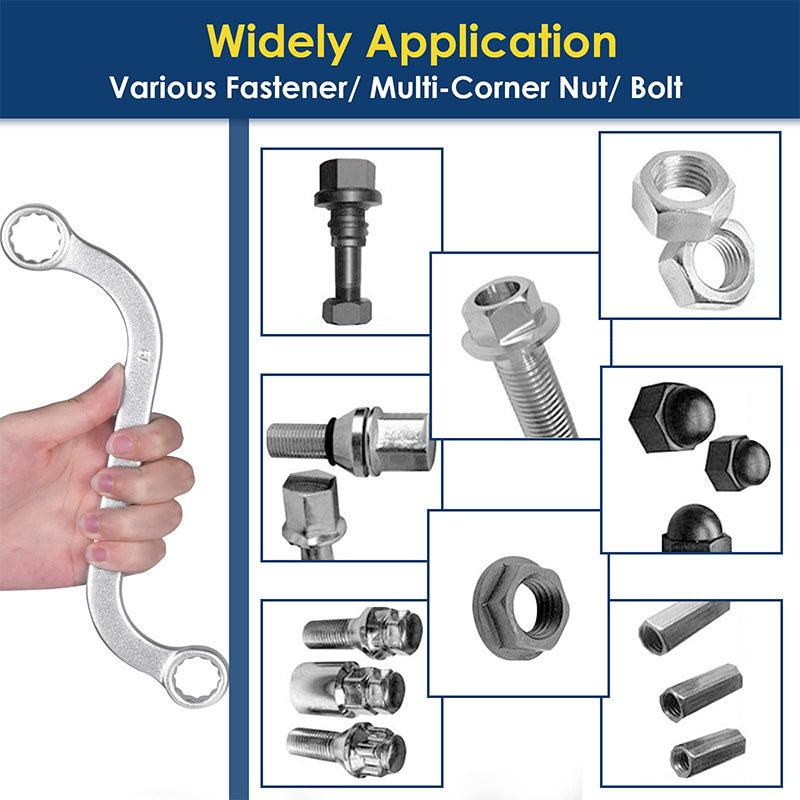 S-Style Double-Ended Box Wrench 5-Piece Set-5