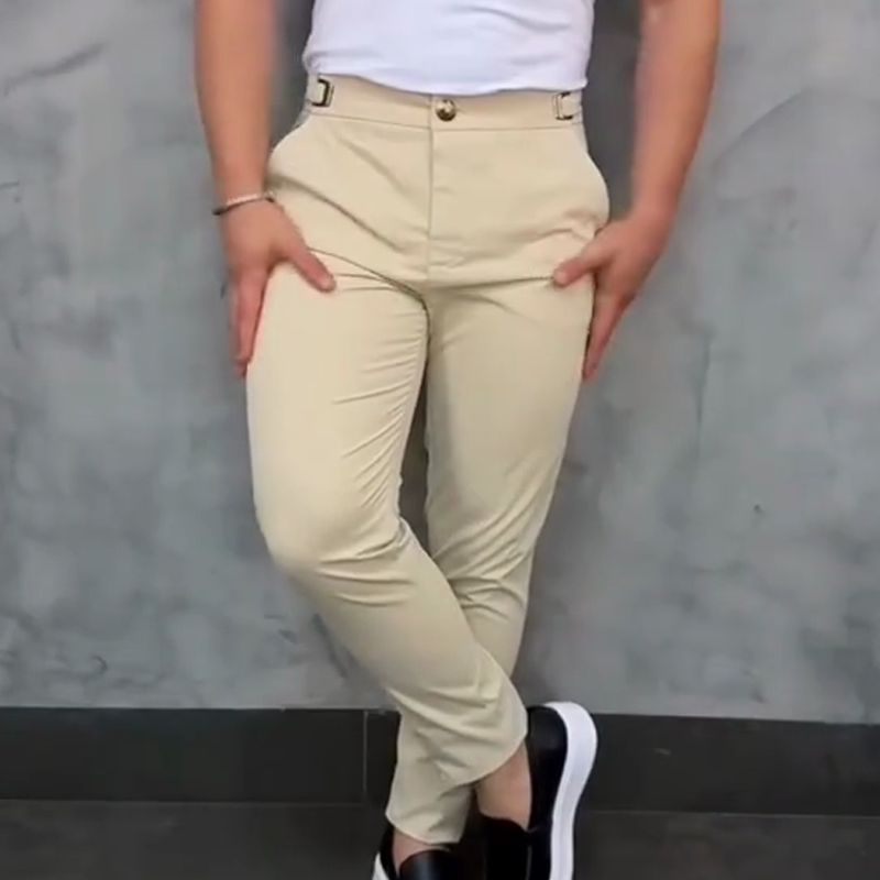 Men's Stretch Slim Fit Pants-2